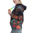 thumbnail image 2 of Kdxio Cosmic Garden Woman Portrait Print Womens Oversized Hoodies Sweatshirts Hooded Pullover Tops Sweaters Casual-Medium, 2 of 7