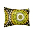 thumbnail image 2 of Easygdp Yellow Mandala Pillowcase 20×30 inches, Throw Pillowcase with Invisible Zipper for Bedroom, Sofa, Office, 2 of 8