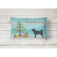 thumbnail image 2 of Carolines Treasures BB8498PW1216 Mudi Christmas Canvas Fabric Decorative Pillow, 12H x16W, multicolor, 2 of 3