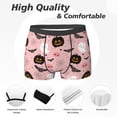thumbnail image 2 of Men's Boxer Briefs, halloween_pattern_01 Soft Comfy Mens Underwear Boxer Briefs Breathable With Widen Waist, 2 of 7