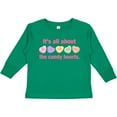 thumbnail image 3 of Inktastic Candy Hearts Ii Girls Long Sleeve Toddler T-Shirt, 3 of 5