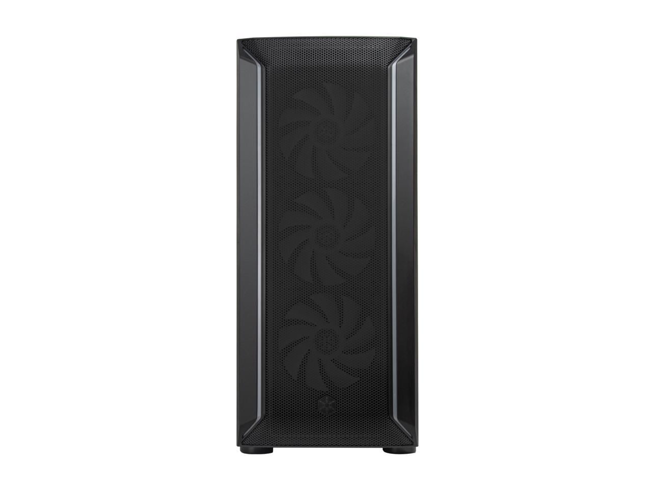 SilverStone FARA 511Z High Airflow ATX Gaming Chassis with Excellent Cooling Potential Case SST-FA511Z-BG Black