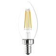 thumbnail image 3 of GE Refresh HD LED Light Bulbs, 60 Watt, Daylight, B11 Bulbs, Small Base, Clear Finish, 2pk, 3 of 8
