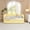 Yellow, variant on Noble House Wesley Twin Size Waved Daybed, Cozy Gingham Linen Sofa Bed with Twin Trundle and Charging Port, Navy Blue