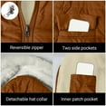 thumbnail image 5 of YueHuiYing Women's Cold-Resistant Patchwork Hooded Warm Winter Coat Quilted Thicken Jacket with Hood, 5 of 9