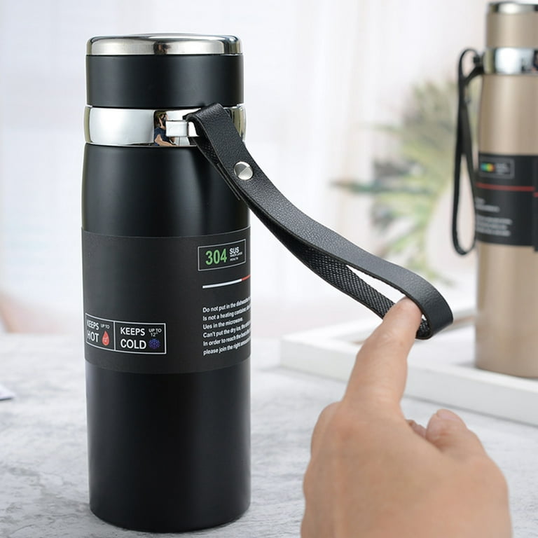 2 Stainless Steel Vacuum Flask Bottle Thermos Hot Cold Tea Coffee Insulated  12oz, 1 - Pick 'n Save