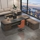 thumbnail image 2 of Console L Shape Workbench Meeting Drawers Executive Luxury Computer Office Desks Storage Scrivania Ufficio Lavoro Furniture My Lux Decor Round, 2 of 16