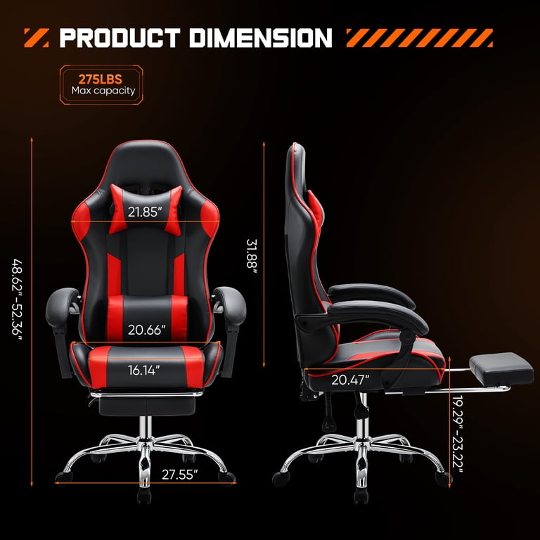 edx Comfort Gaming Chair, Ergonomic Design, Adjustable Features