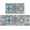 Boho, variant on Farmhouse Kitchen Mats for Floor Set of 2,Anti Fatigue Mats for Kitchen Floor, Comfort Standing Kitchen Rugs and Mat, Non-Slip Washable Cushioned Anti Fatigue Rug, 17"x47"+17"x30"
