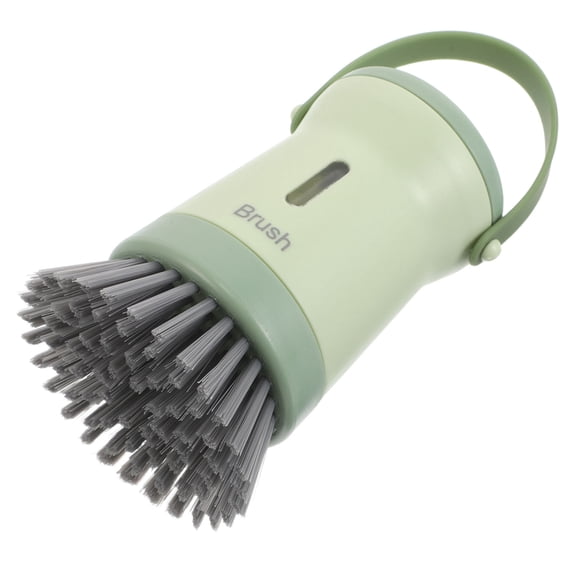 ELAYARD Elayard Kitchen Scrub Brush, Non-Slip, Effortless Soap Dispensing, Green for Home