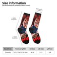 thumbnail image 3 of Saiise Chucky Funny Socks Men Women Adults Novelty Graphic Crew Tube Socks Crazy Design Casual Dress Socks for Sports,Running,Travel, 3 of 7