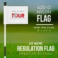 thumbnail image 5 of WATSY Tour Championship Golf Pin Flag 8" x 6" Inch Inch For Flagstick Double Sided Mini Putting Green Flags For Backyard Outdoor Patio Golf Pin Flag, 5 of 5