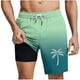thumbnail image 1 of Pantalones Cortos Casuales para Hombre Imprimir con Bolsillos Pantalones de Playa de Cintura Elástica, Pantalones Cortos de Cintura Elástica para Hombre, 1 of 5