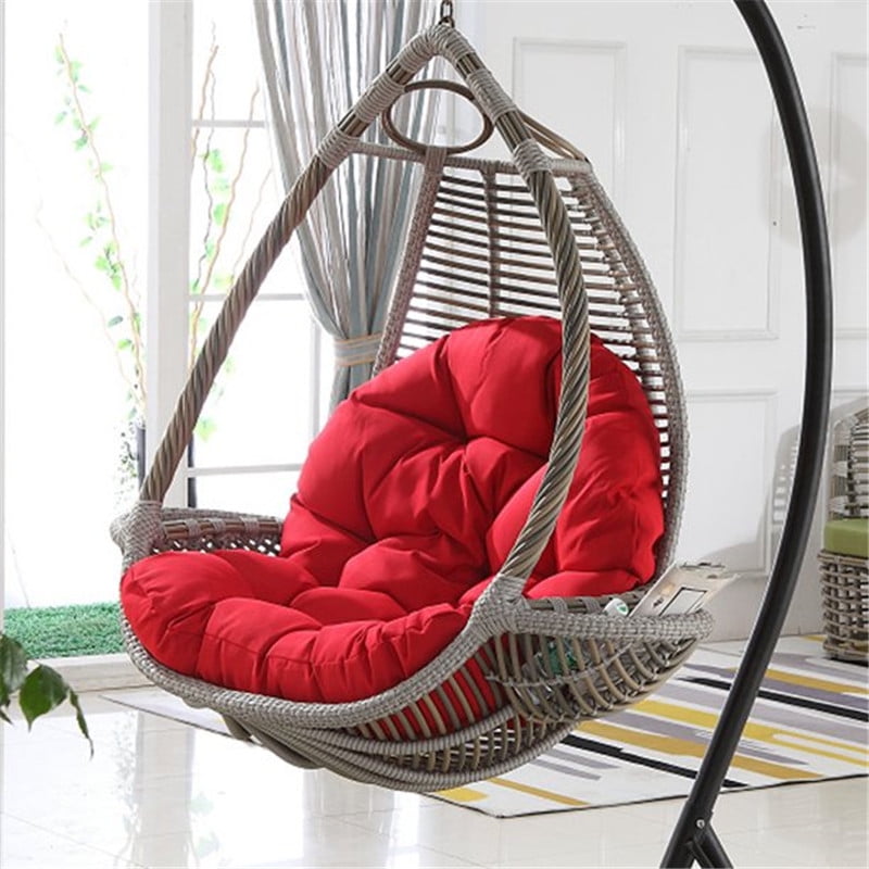 Hanging Basket Chair Cushions, Large Seat Cushion Waterproof Hanging