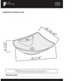 thumbnail image 4 of Fine Fixtures Stylized Vessel Sink Vitreous China w/Faucet Hole, 4 of 4