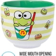 thumbnail image 5 of Silver Buffalo Sanrio Hello Kitty and Friends Keroppi Foodie Icons Ceramic Ramen Noodle Rice Bowl with Chopsticks, Microwave Safe, 20 Ounces, 5 of 9