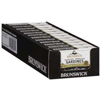 Bar Harbor Smoked Sardine Fillets - Case Of 12 Cans, 6.7 Oz Each, Wild Caught From Maine
