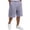 15# Light Purple, variant on Men's Cotton Blend Sweat Shorts 2026 Summer Drawstring Elastic Waist Knee Length Casual Athletic Shorts with Pockets Lounge Workout Bermudas Light Purple L