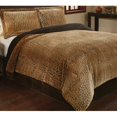 thumbnail image 5 of Fraiche Maison C1407020-SYQ-Cheetah 92 x 94 Po Velours Imprimé Réversible Peluche Couette Mini Set&44; Guépard - Grand, 5 of 5