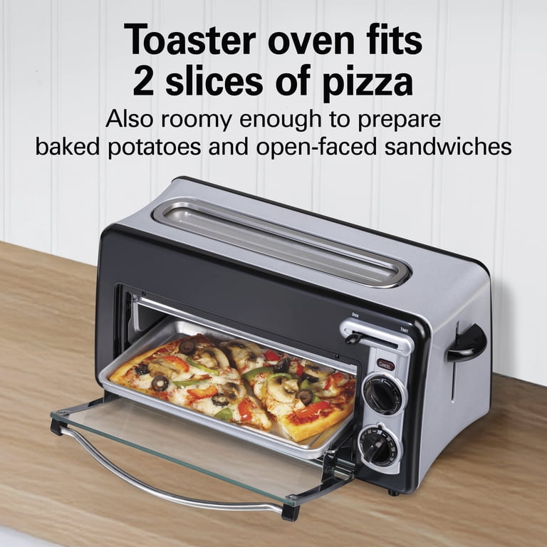 Hamilton Beach Toastation 2-in-1 Toaster and Oven with Extra-Wide