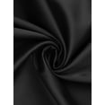 thumbnail image 5 of DARING DIVA Women's Satin Slip Double Strap Racerback Silky Night Dress M Black, 5 of 6