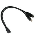 thumbnail image 2 of 30cm Extension Cable Converter Auxiliary Power USB 3.0 Female to Dual Male for 2.5in Mobile Hard Disk, 2 of 8