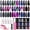 Multicolor, variant on AZUREBEAUTY Dip Powder Nail Kit Starter Color Changing Glitter 20 Colors Magic Special Effect Dipping Powder Liquid Set with Base/Top Coat Activator for French Nails Manicure DIY Salon