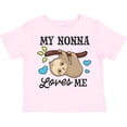 thumbnail image 3 of Inktastic My Nonna Loves Me with Sloth and Hearts Boys or Girls Toddler T-Shirt, 3 of 5