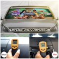thumbnail image 5 of Tinker Bell Windshield Sun Shade, Front Foldable Windshield Sunshade, Car Sun Shade Windshield Blocks UV Rays, Keep Car Interior Cool 55"x30", 5 of 8