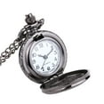 thumbnail image 4 of PVCS Vintage Round Dial Quartz Small Pocket Watch Classical Roman Scale Pocket Watch, 4 of 6