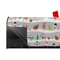 thumbnail image 3 of PAYOHTO Cute Christmas Silver Mailbox Covers Magnetic Large Oversized 25.5 X 21 Mailbox Wrap Post Letter Box Covers Decor for Outdoor Home Garden, 3 of 4