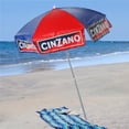 thumbnail image 1 of 6 ft. Cinzano Vinyl Umbrella - Beach Pole, 1 of 1