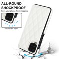 thumbnail image 2 of Nalacover Wallet Case for Samsung Galaxy A12 5G, RFID Blocking Card Slots Holder PU Leather Fashion Back Flip Cover with Kickstand Magnetic Buttons Shockproof Case for Samsung Galaxy A12 5G,White, 2 of 8