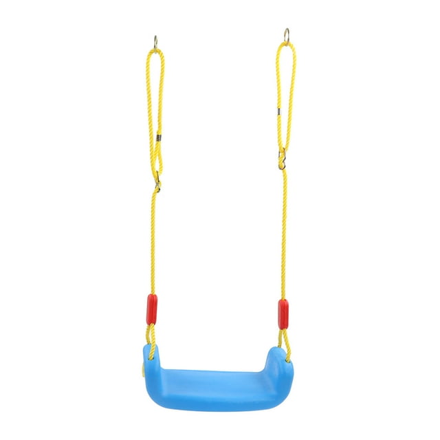 ASITO DE PLÁSTICO COLUMPIO, Regalo para Niños Confiaciones Swing Asiento Auto -Nivelado Para Campamento de Juegos