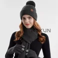 thumbnail image 4 of 3en1 Gorro Bufanda Y Guante Tejido Para El Frío Hombre Mujer, 4 of 6