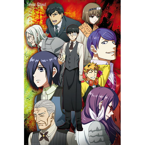 Tokyo Ghoul - Anime / Mange TV Show Poster / Print (Characters / Group)