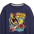 thumbnail image 3 of Marvel Iron Man - Sticker Style - Toddler And Youth Long Sleeve Graphic T-Shirt, 3 of 5