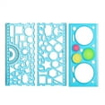 thumbnail image 2 of Geometry Drawing Stencils Set For Kids Educational Toy Variety Of Flowers Shapes Ruler Template Creative Art Crafts Painting Stencils For School Homework Diy Projects With, 2 of 5