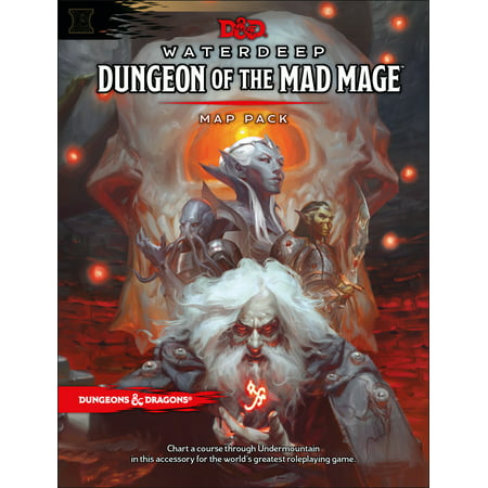 Dungeons & Dragons Waterdeep: Dungeon of the Mad Mage Maps and Miscellany (Accessory, D&D Roleplaying (Dragon Age 2 Best Mage Staff)