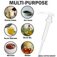 thumbnail image 3 of White Coffee Syrup Pump, 1 Pack, for 750ml/25.4 oz Syrup Bottle, White Pumps for Coffee Syrup Bottle, compatible with Torani, DaVinci, Jordans Skinny and other Syrups Bottles, 3 of 5