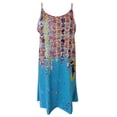 thumbnail image 4 of Vestido HUOGUO de verano para mujer, estampado, casual, sin mangas, 4 of 5