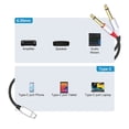 thumbnail image 2 of DQrwqpou Cable adaptador Divisor Y USB C a 6 35 mm Cable adaptador 1/4 pulgada (Tipo-C 1M), 2 of 9