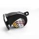 thumbnail image 1 of Cuerno de caracol de aire de alta tonalidad para camiones y motocicletas de 12V negro, 1 of 3