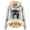 Light Gray, variant on Womens Cozy Hoodies Thick Long Sleeve Highland Cattle Print Hooded Sweatshirt Fall Fashion Pullover Sweaters Winter Clothes