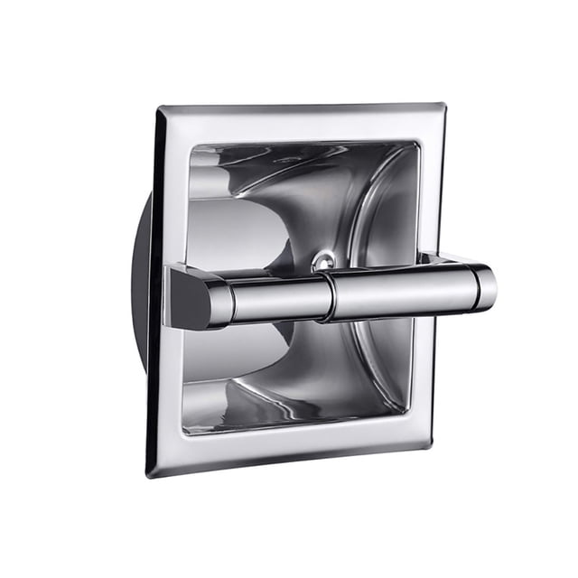 Portarrollos De Papel Higiénico De Acero Inoxidable, Dispensador De Papel Higiénico Oculto, Caja De Rollo De Papel Para Baño De Hotel Methold HA022002-00