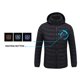 thumbnail image 4 of NWE-chaquetas calefactoras impermeables para hombre, abrigo con termostato inteligente, Color puro, con capucha, invierno, 2021, 4 of 4