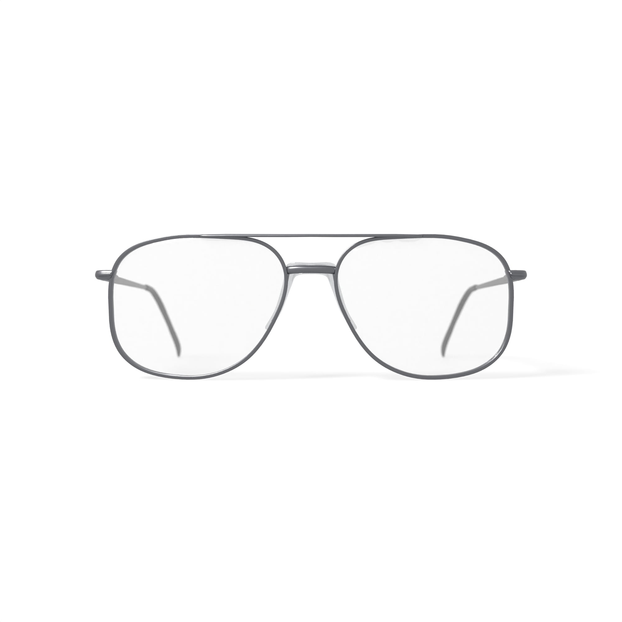 Stetson Men's XL8 Square Prescription Eyeglasses with Case, Gunmetal