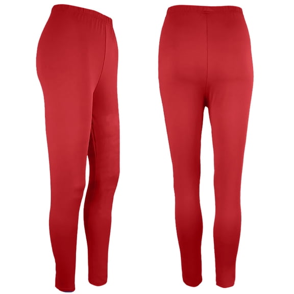 Lovzfmll Yoga Pants, Casual Women Solid Span High Waist Wide Leg Trousers Yoga Pants Full Pants, Red XXL