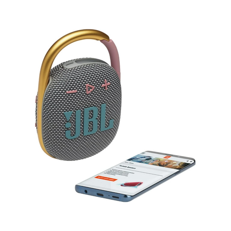 JBL Clip 4 Portable Bluetooth Speaker with divvi Protective Case