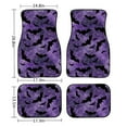 thumbnail image 6 of Renewold Bat Spider Web Violet Car Floor Mats Auto Carpet Rugs Set of 4, Anti-slip Universal Fit for SUVs Sedans Trucks, Halloween Car Interior Accessories for Women Men, 6 of 7